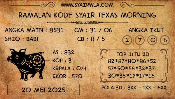 Prediksi Texas Morning