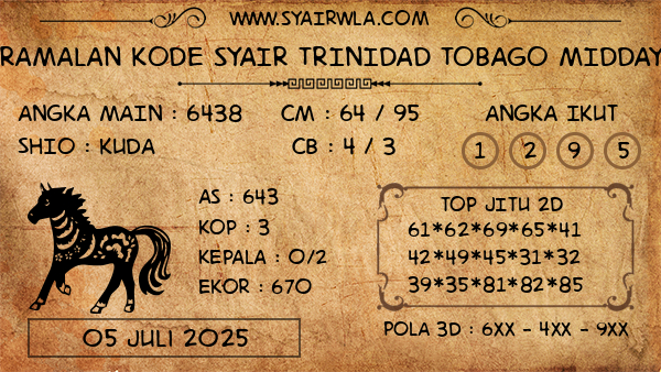 Prediksi Trinidad Tobago Midday