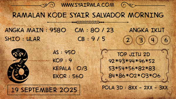 Prediksi Salvador Morning